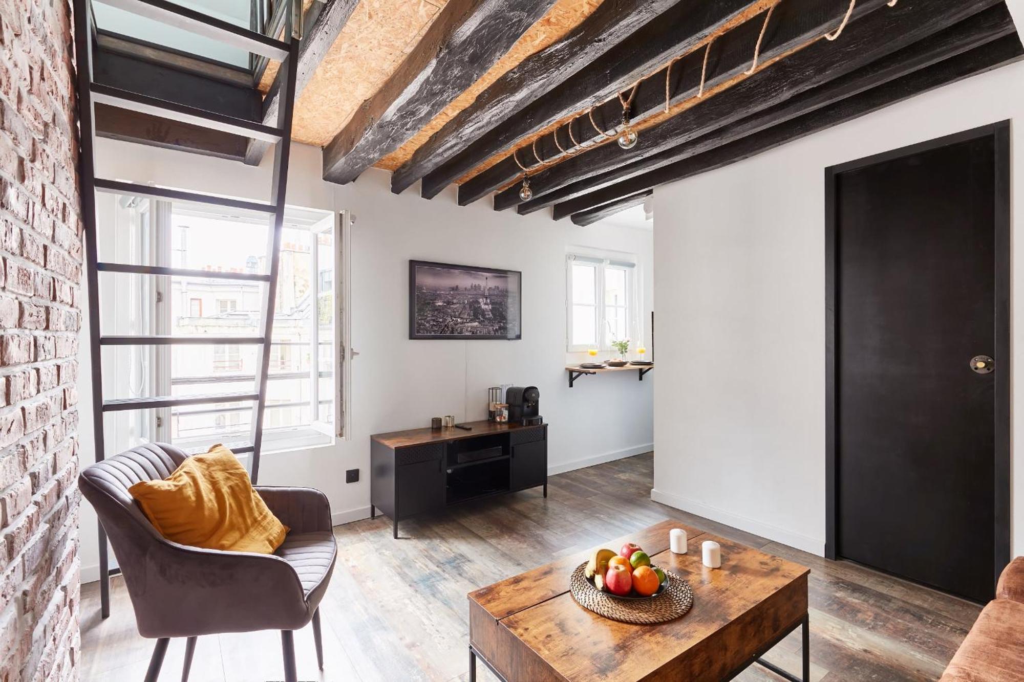 Central 1Br Room Space Paris Ngoại thất bức ảnh